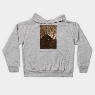 House at Evening Time Kids Hoodie